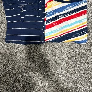 Woman’s Striped T-Shirts Set both xl